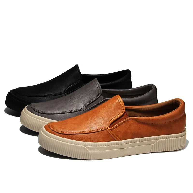 Alessandro - Sapatos slip-on em pele Mountainville